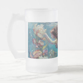 Taza De Cristal Esmerilado Bomba de vidrio escarchada de Sirena
