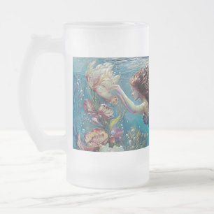 Taza De Cristal Esmerilado Bomba de vidrio escarchada de Sirena