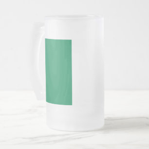Taza De Cristal Esmerilado Bomba de vidrio escarpado con bandera de Nigeria