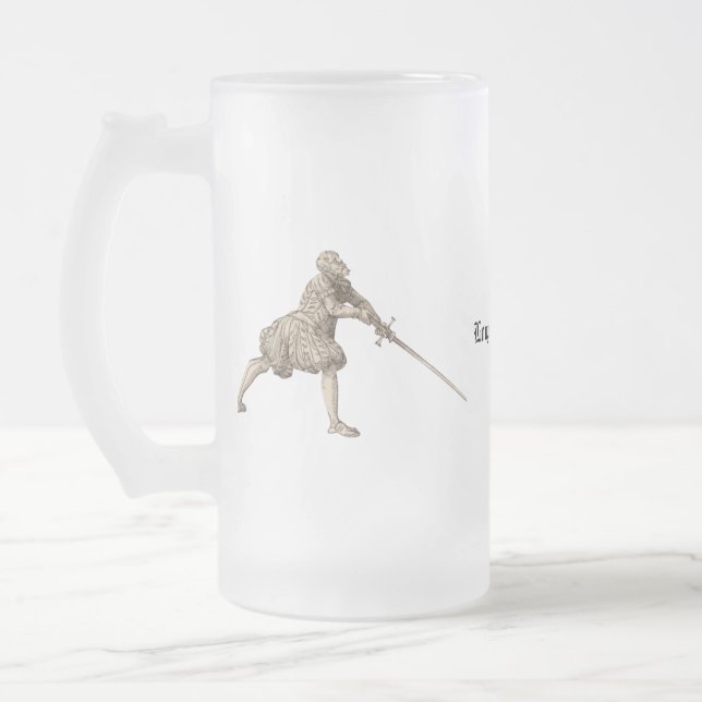 Taza De Cristal Esmerilado Bomba escarcha de pala (Izquierda)