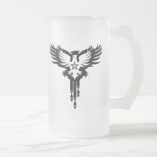 Taza De Cristal Esmerilado Bombas de caída del pájaro - K