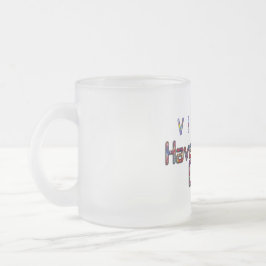 Taza De Cristal Esmerilado Bonito: un buen día y una mejor noche