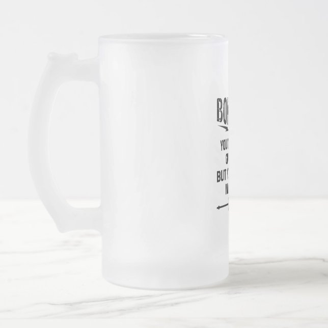 Taza De Cristal Esmerilado Bonus dad (Izquierda)