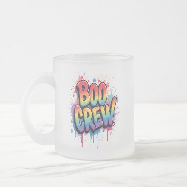Taza De Cristal Esmerilado Boo Crew Mug (Izquierda)