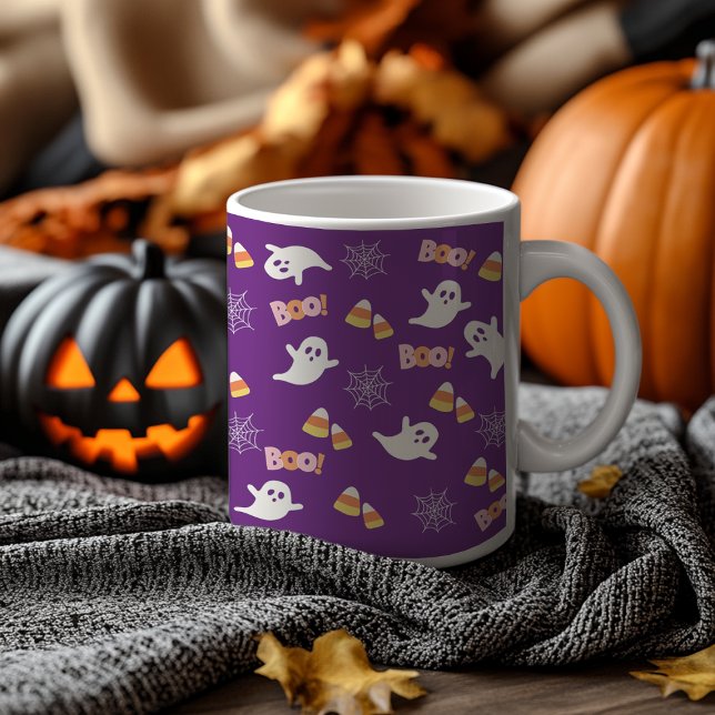 Taza De Cristal Esmerilado Boo ghosts (Subido por el creador)