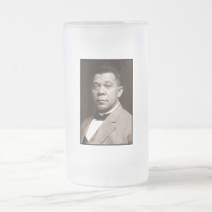 Taza De Cristal Esmerilado Booker Washington: Educador afroamericano