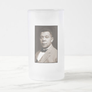 Taza De Cristal Esmerilado Booker Washington: Educador afroamericano