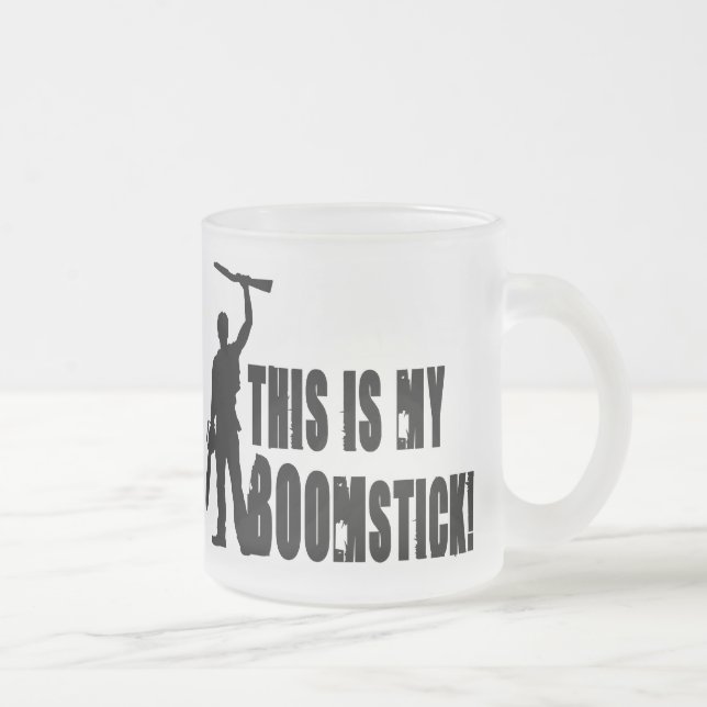 Taza De Cristal Esmerilado Boomstick (Derecha)