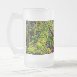 Taza De Cristal Esmerilado Bosque Musgoso