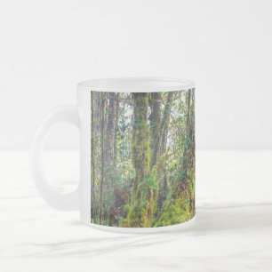Taza De Cristal Esmerilado Bosque Musgoso