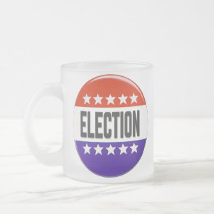 Taza De Cristal Esmerilado botón Elección