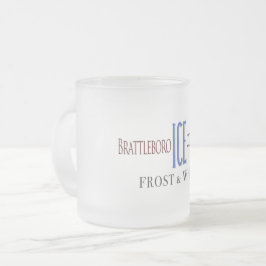 Taza De Cristal Esmerilado Brattleboro Ice Company Frost Mug
