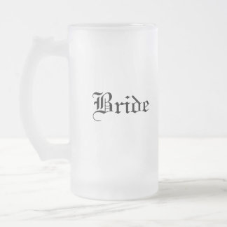Taza De Cristal Esmerilado Bride Mug