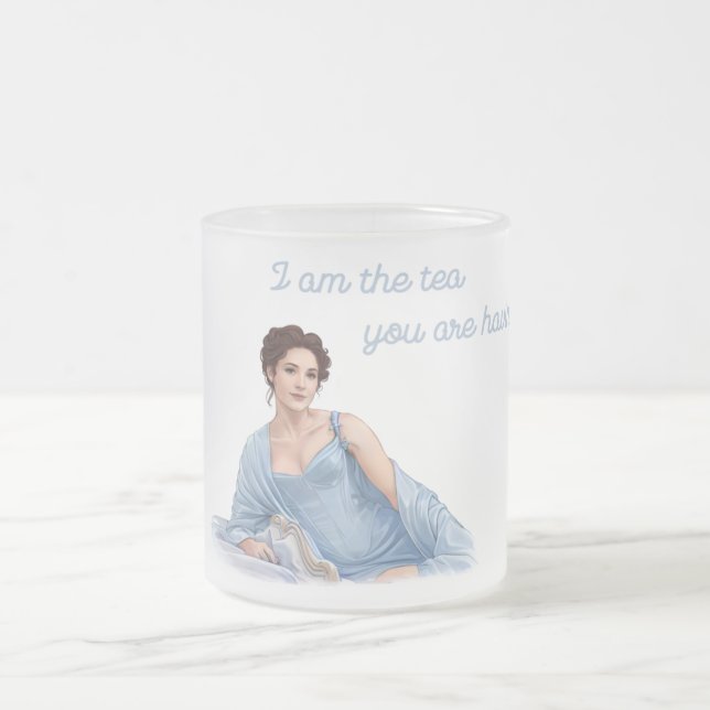 Taza De Cristal Esmerilado Bridgerton inspired mug (Centro)