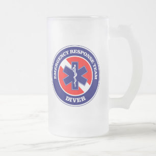 Taza De Cristal Esmerilado Buceador de ERT