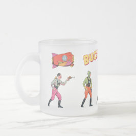 Taza De Cristal Esmerilado Buck Rogers 1930s