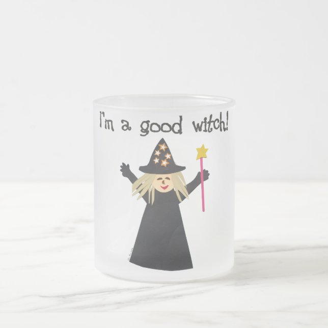Taza De Cristal Esmerilado Buena Bruja (Centro)