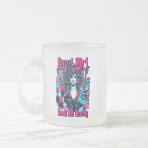 Taza De Cristal Esmerilado Buena chica con mal timing - Rock me Gently