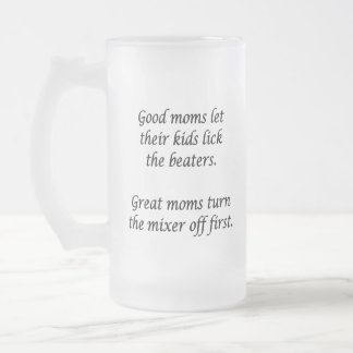 Taza De Cristal Esmerilado Buenas mamás Grandes mamás 