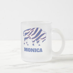 Taza De Cristal Esmerilado Buffalo Bills zubaz custom name
