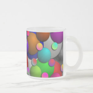 Taza De Cristal Esmerilado Burbujas de Kenneth Yoncich