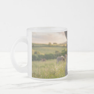 Taza De Cristal Esmerilado Burro Feliz Mañana