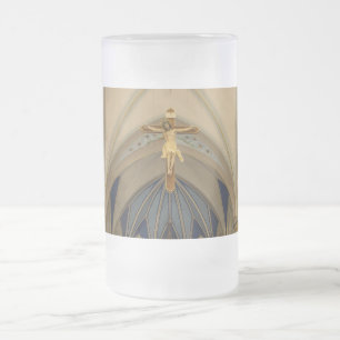 Taza De Cristal Esmerilado Buscando la rana de San Pedro Altar