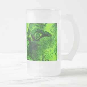 Taza De Cristal Esmerilado buscando verde