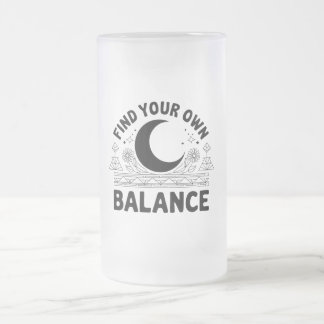 Taza De Cristal Esmerilado Buscar su propio saldo