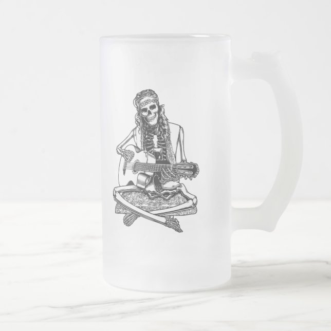 Taza De Cristal Esmerilado Busker Bones II (Derecha)