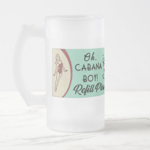 Taza De Cristal Esmerilado Cabana Boy