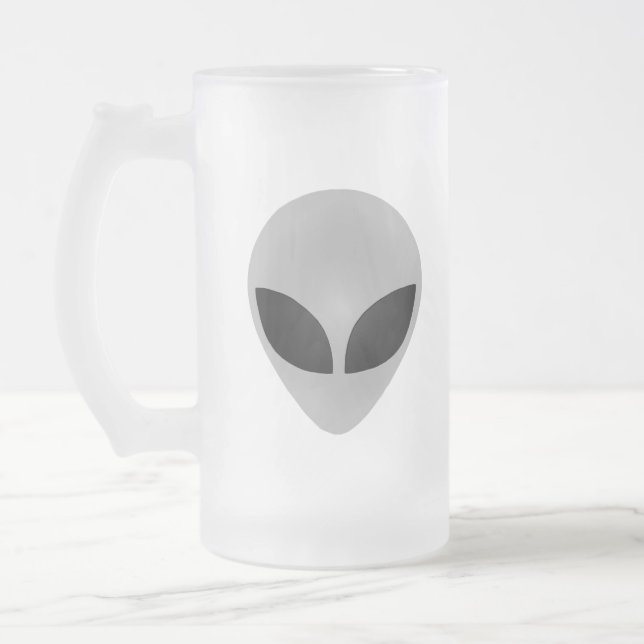 Taza De Cristal Esmerilado Cabeza extranjera (Izquierda)