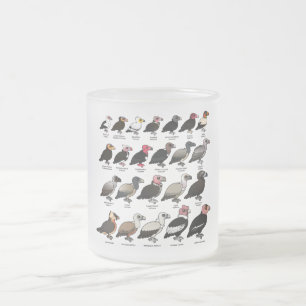 Taza De Cristal Esmerilado Cada buitre