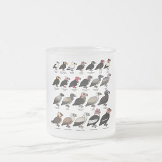 Taza De Cristal Esmerilado Cada buitre