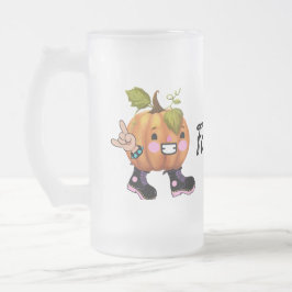 Taza De Cristal Esmerilado caer a la roca