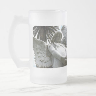Taza De Cristal Esmerilado Caer En Paz