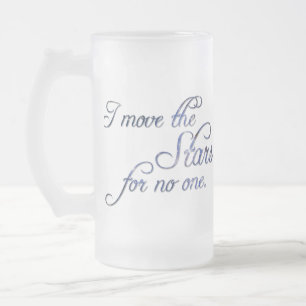 Taza De Cristal Esmerilado Caer Mueve Las Estrellas
