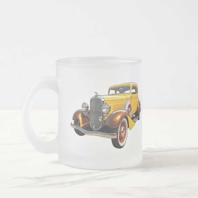 Taza De Cristal Esmerilado Café (Izquierda)