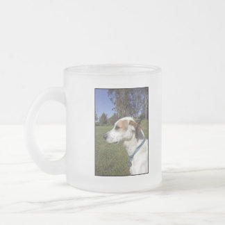 Taza De Cristal Esmerilado Café de perro Mug