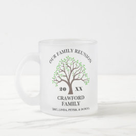 Taza De Cristal Esmerilado Café familiar personalizado para la unión