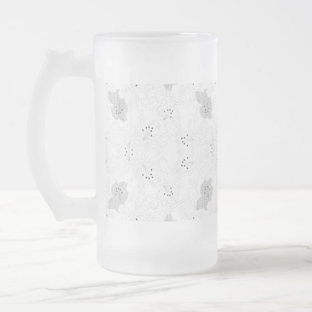 Taza de cristal esmerilado | Café, té y cerveza (Izquierda)