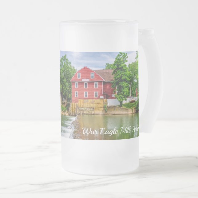 Taza De Cristal Esmerilado Caída de la cascada del arroyo del águila de la gu (Anverso derecho)