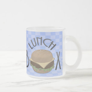 Taza De Cristal Esmerilado caja del almuerzo
