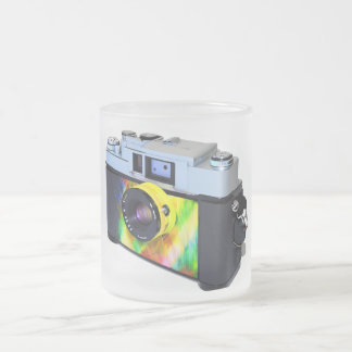 Taza De Cristal Esmerilado Cámara Lover Mug