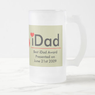 Taza De Cristal Esmerilado Cambio del premio iDad al mejor iDad al año actual