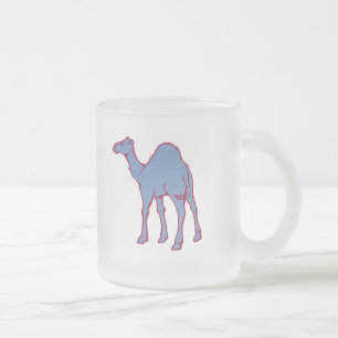 Taza De Cristal Esmerilado CAMELLO del parque zoológico