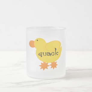 Taza De Cristal Esmerilado Camisetas y regalos amarillos del curandero del