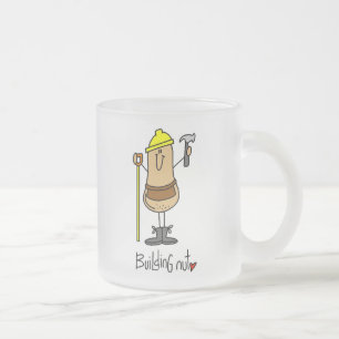 Taza De Cristal Esmerilado Camisetas y regalos de Building Nut