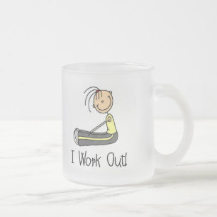 Taza De Cristal Esmerilado Camisetas y regalos de entrenamiento