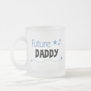 Taza De Cristal Esmerilado Camisetas y regalos de Future Daddy